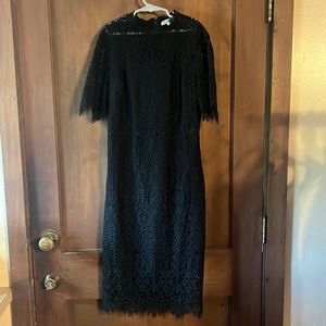 4 ZALALUS BLACK LACE DRESS NWOT